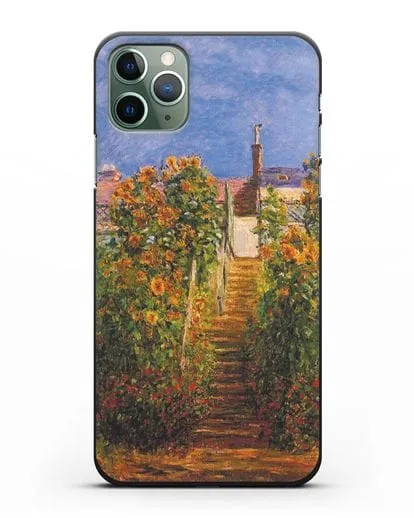 Чехол Сад художника в Ветёе (Клод Моне) силиконовый для iPhone 11 Pro