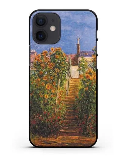 Чехол Сад художника в Ветёе (Клод Моне) силиконовый для iPhone 12 mini