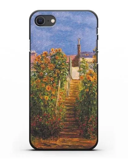 Чехол Сад художника в Ветёе (Клод Моне) силиконовый для iPhone SE 2020