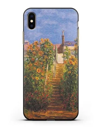 Чехол Сад художника в Ветёе (Клод Моне) силиконовый для iPhone XS Max