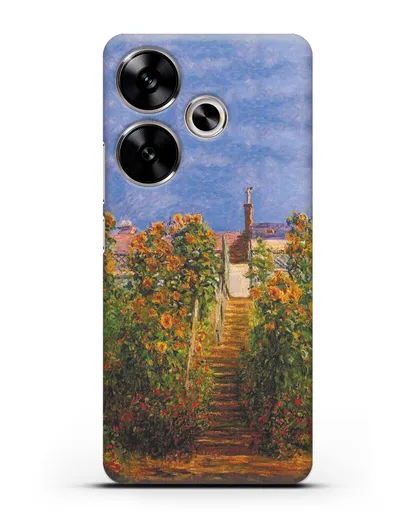 Чехол Сад художника в Ветёе (Клод Моне) силиконовый для Xiaomi Poco F6