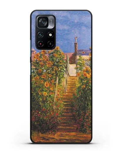 Чехол Сад художника в Ветёе (Клод Моне) силиконовый для Xiaomi Poco M4 Pro 5G