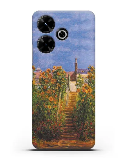 Чехол Сад художника в Ветёе (Клод Моне) силиконовый для Xiaomi Poco M6