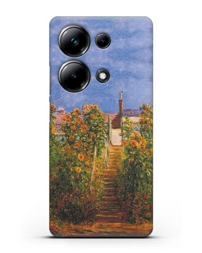 Чехол Сад художника в Ветёе (Клод Моне) силиконовый для Xiaomi Poco M6 Pro