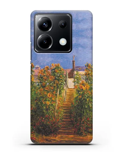 Чехол Сад художника в Ветёе (Клод Моне) силиконовый для Xiaomi Poco X6