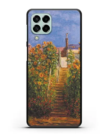 Чехол Сад художника в Ветёе (Клод Моне) силиконовый для Samsung Galaxy M53 [SM-M536]