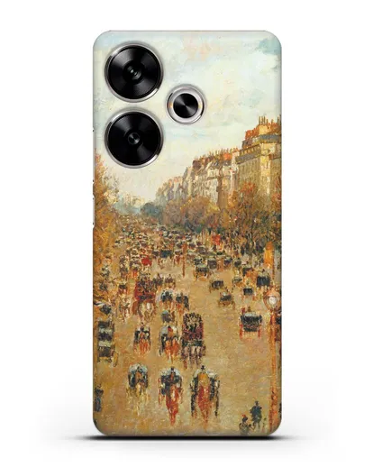 Чехол Бульвар Монмартр в Париже (Камиль Писсарро) силиконовый для Xiaomi Poco F6