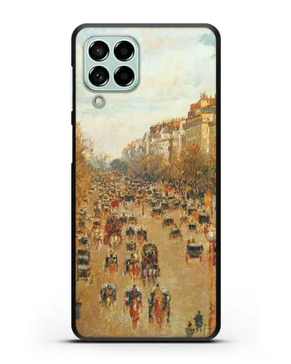 Чехол Бульвар Монмартр в Париже (Камиль Писсарро) силиконовый для Samsung Galaxy M53 [SM-M536]