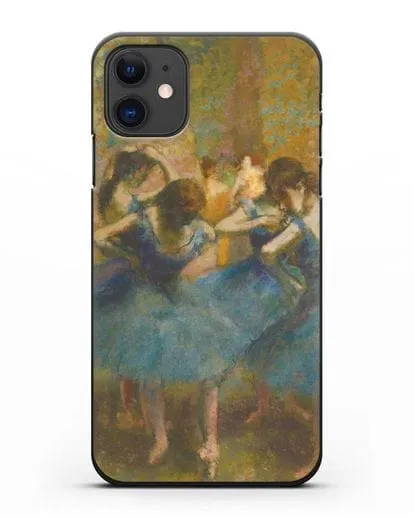 Чехол Танцовщицы в синем (Эдгар Дега) силиконовый для iPhone 11