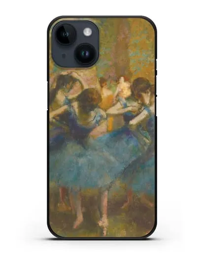 Чехол Танцовщицы в синем (Эдгар Дега) силиконовый для iPhone 14