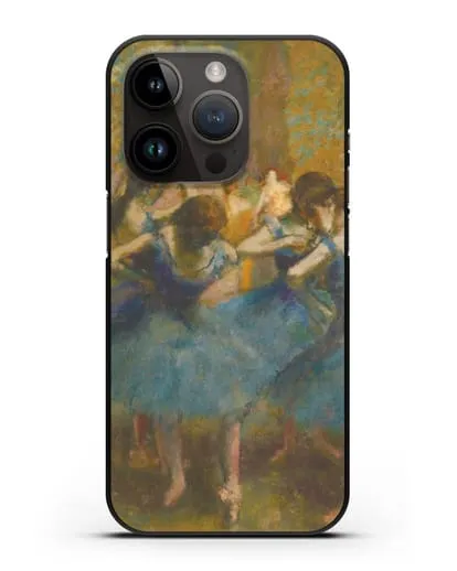 Чехол Танцовщицы в синем (Эдгар Дега) силиконовый для iPhone 14 Pro