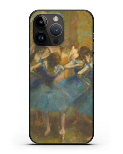 Чехол Танцовщицы в синем (Эдгар Дега) силиконовый для iPhone 14 Pro Max
