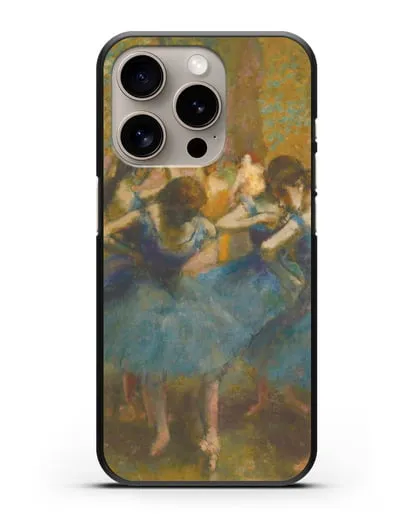 Чехол Танцовщицы в синем (Эдгар Дега) силиконовый для iPhone 15 Pro
