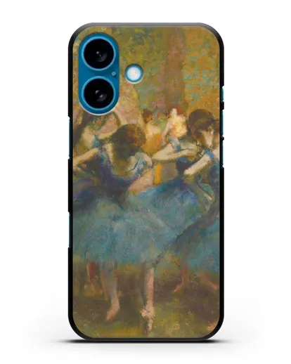 Чехол Танцовщицы в синем (Эдгар Дега) силиконовый для iPhone 16