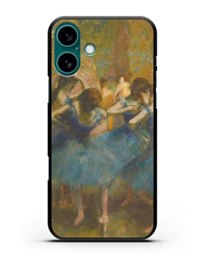 Чехол Танцовщицы в синем (Эдгар Дега) силиконовый для iPhone 16 Plus