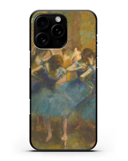 Чехол Танцовщицы в синем (Эдгар Дега) силиконовый для iPhone 16 Pro Max