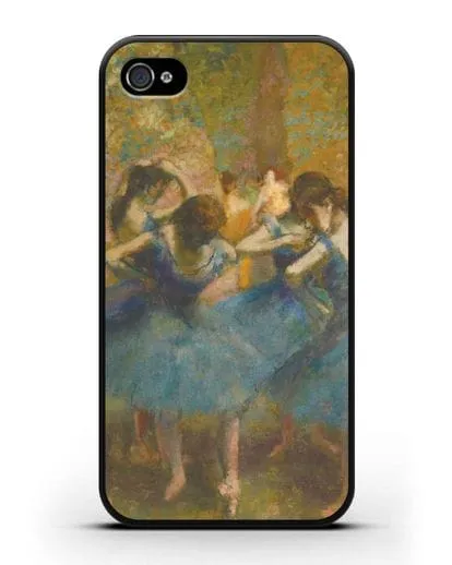 Чехол Танцовщицы в синем (Эдгар Дега) силиконовый для iPhone 4/4s
