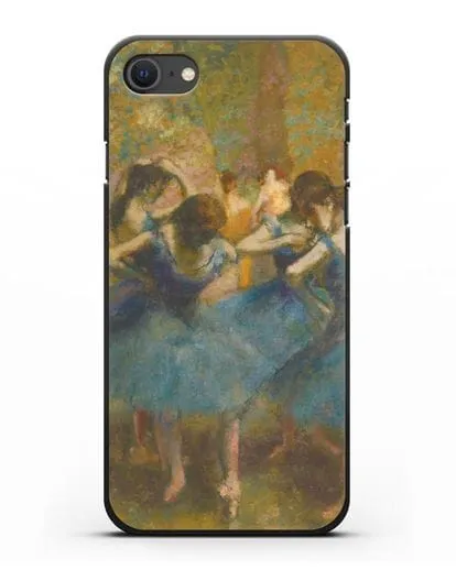 Чехол Танцовщицы в синем (Эдгар Дега) силиконовый для iPhone SE 2020