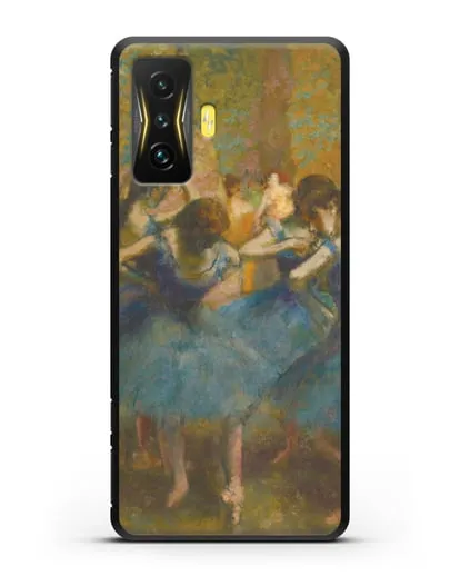 Чехол Танцовщицы в синем (Эдгар Дега) силиконовый для Xiaomi Poco F4 GT