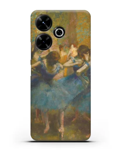 Чехол Танцовщицы в синем (Эдгар Дега) силиконовый для Xiaomi Poco M6