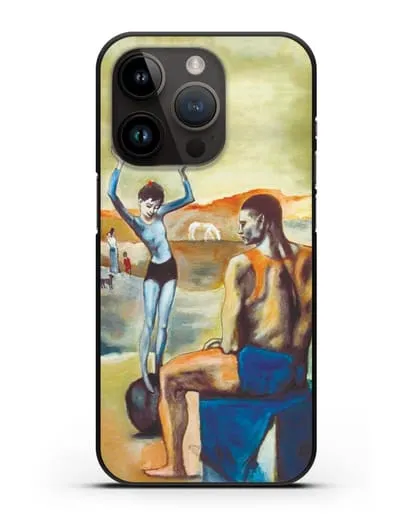 Чехол Девочка на шаре (Пабло Пикассо) силиконовый для iPhone 14 Pro
