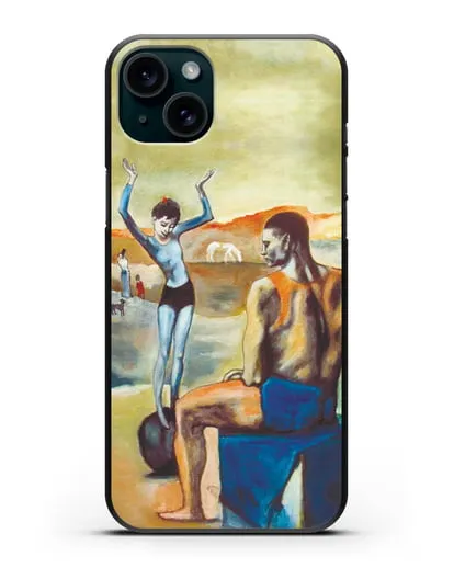 Чехол Девочка на шаре (Пабло Пикассо) силиконовый для iPhone 15 Plus