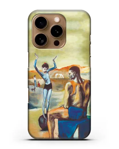 Чехол Девочка на шаре (Пабло Пикассо) силиконовый для iPhone 16 Pro