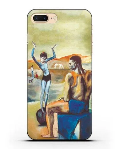 Чехол Девочка на шаре (Пабло Пикассо) силиконовый для iPhone 8 Plus