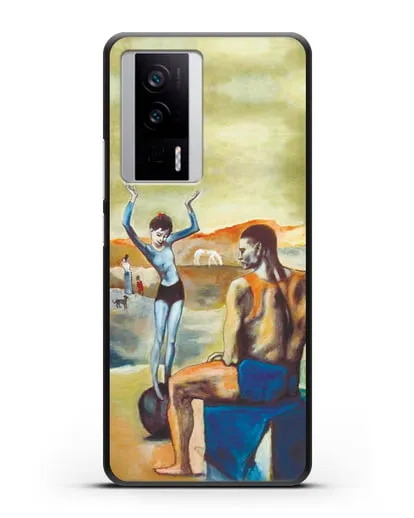 Чехол Девочка на шаре (Пабло Пикассо) силиконовый для Xiaomi Poco F5 Pro
