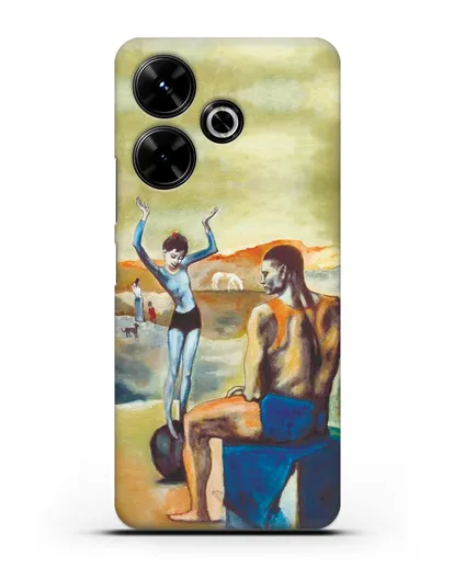 Чехол Девочка на шаре (Пабло Пикассо) силиконовый для Xiaomi Poco M6