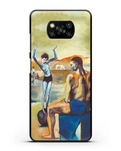 Чехол Девочка на шаре (Пабло Пикассо) силиконовый для Xiaomi Poco X3 Pro