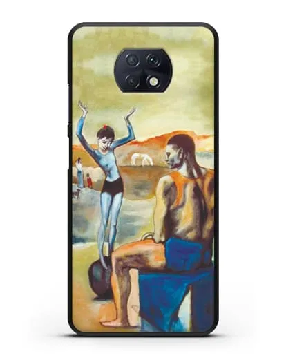 Чехол Девочка на шаре (Пабло Пикассо) силиконовый для Xiaomi Redmi Note 9T