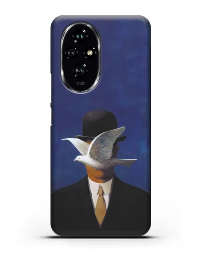 Чехол Человек в котелке (Рене Магритт) силиконовый для Honor 200