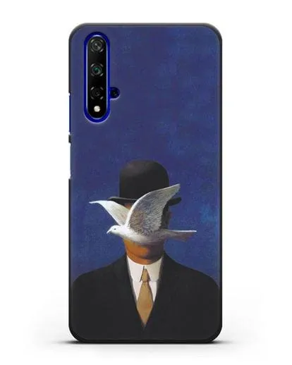 Чехол Человек в котелке (Рене Магритт) силиконовый для Honor 20