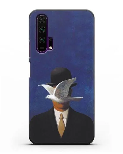 Чехол Человек в котелке (Рене Магритт) силиконовый для Honor 20 Pro