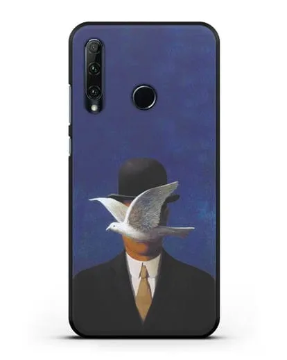 Чехол Человек в котелке (Рене Магритт) силиконовый для Honor 20e