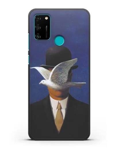 Чехол Человек в котелке (Рене Магритт) силиконовый для Honor 9A