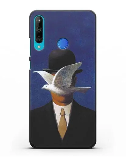 Чехол Человек в котелке (Рене Магритт) силиконовый для Honor 9C