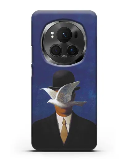 Чехол Человек в котелке (Рене Магритт) силиконовый для Honor Magic 6 Pro