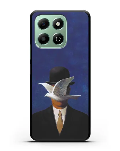 Чехол Человек в котелке (Рене Магритт) силиконовый для Honor X6b