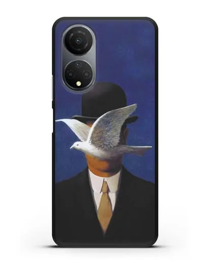 Чехол Человек в котелке (Рене Магритт) силиконовый для Honor X7