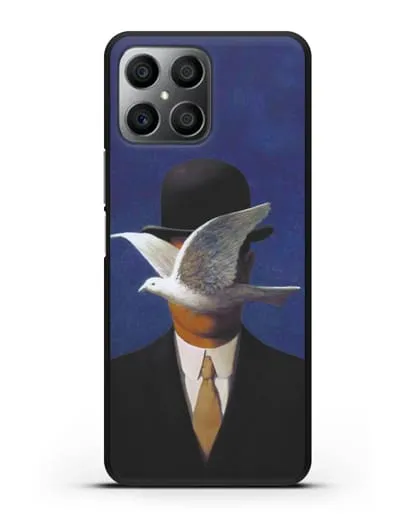 Чехол Человек в котелке (Рене Магритт) силиконовый для Honor X8