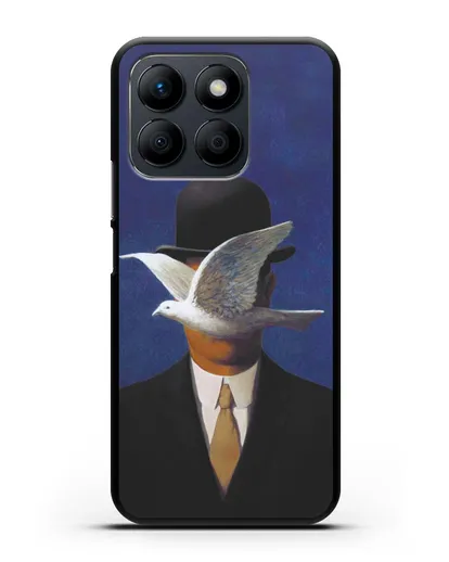 Чехол Человек в котелке (Рене Магритт) силиконовый для Honor X8b