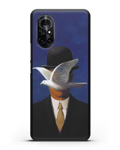 Чехол Человек в котелке (Рене Магритт) силиконовый для Huawei Nova 8