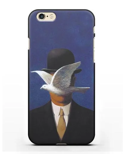 Чехол Человек в котелке (Рене Магритт) силиконовый для iPhone 6s