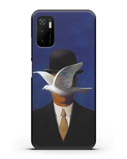 Чехол Человек в котелке (Рене Магритт) силиконовый для Xiaomi Poco M3 Pro