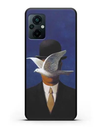 Чехол Человек в котелке (Рене Магритт) силиконовый для Xiaomi Poco M5