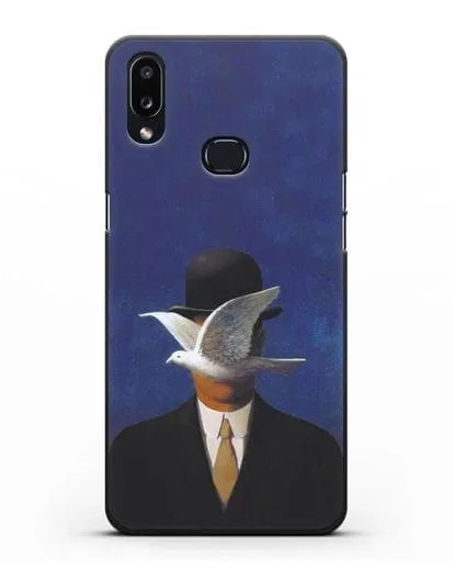 Чехол Человек в котелке (Рене Магритт) силиконовый для Samsung Galaxy A10s [SM-F107F]