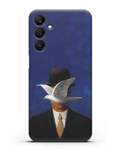 Чехол Человек в котелке (Рене Магритт) силиконовый для Samsung Galaxy A25 [SM-A256]