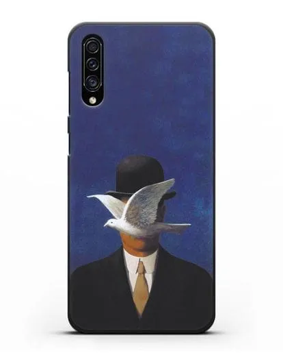 Чехол Человек в котелке (Рене Магритт) силиконовый для Samsung Galaxy A30s [SM-A307FN]